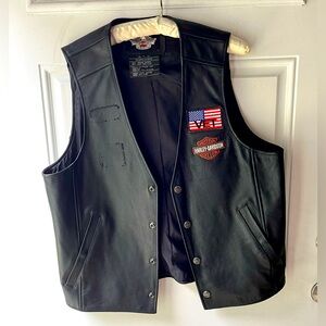 Harley Davidson Men’s  Leather Vest.
